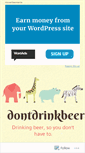 Mobile Screenshot of dontdrinkbeer.com